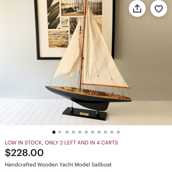 Boat decor great for a man’s cave - Picture 2 of 7